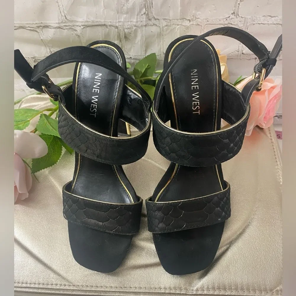 Nine West Black Women's Sandals